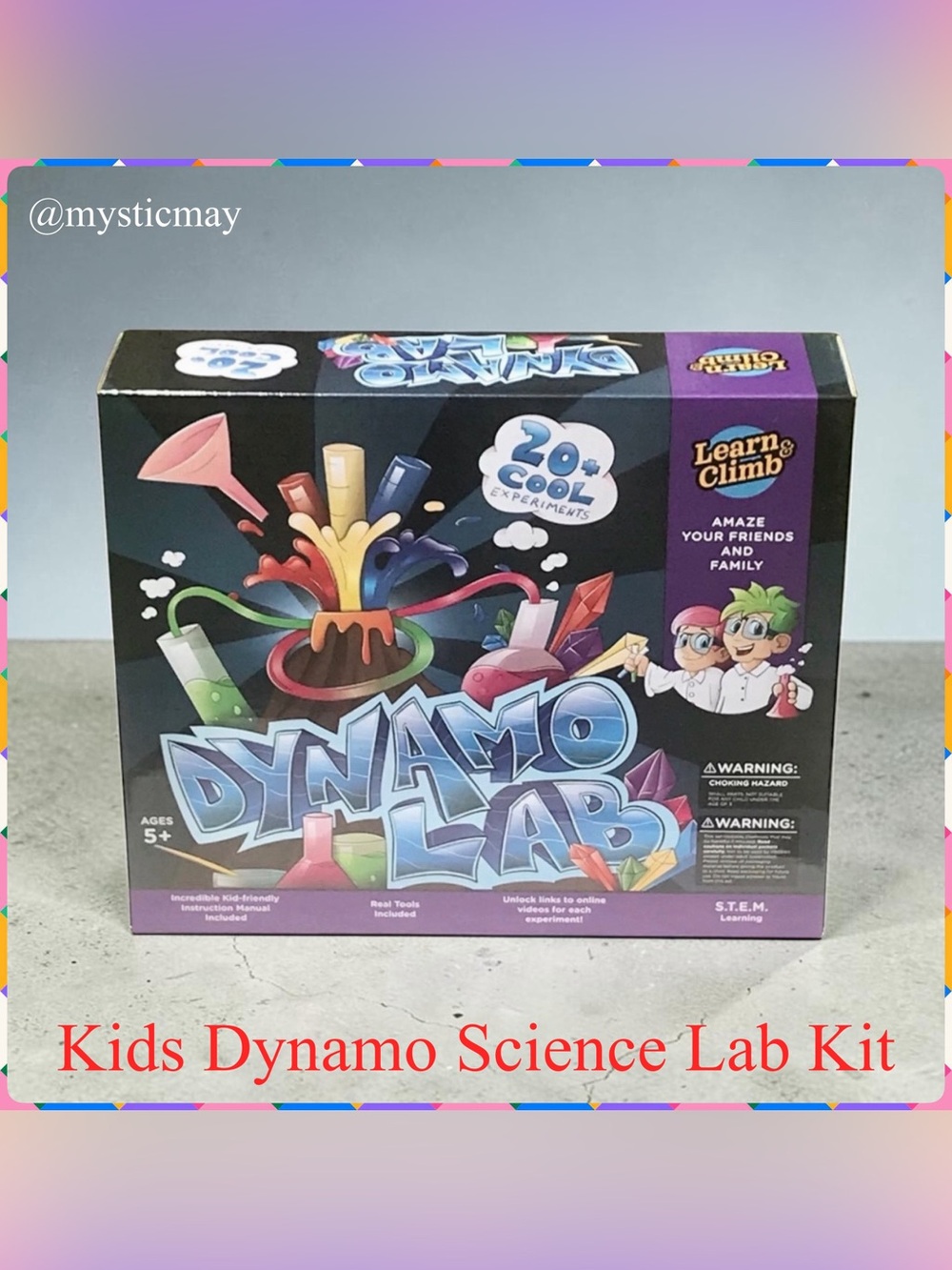 New in Box Kids DYNAMO LAB Science Activity Kit STEM Learning w 20 Experiments
